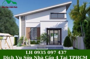 Dịch vụ sửa nhà cấp 4 tại THCM