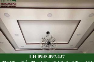 Thi công trần thạch cao tại quận 3 trọn gói
