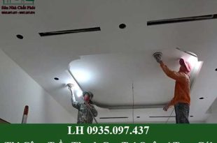 Thi công trần thạch cao tại quận 4 trọn gói