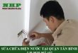 Sửa chữa điện nước tại quận Tân Bình