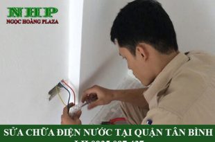 Sửa chữa điện nước tại quận Tân Bình