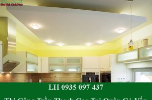 Thi công trần thạch cao tại quận gò vấp đẹp và rẻ