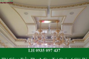 Thi công trần thạch cao tại quận 6 giá rẻ