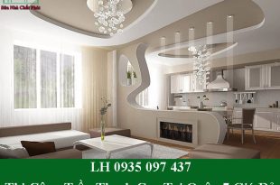 Thi công trần thạch cao tại quận 7 đẹp và giá rẻ