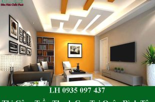 Thi công trần thạch cao tại quận bình tân giá rẻ
