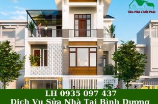 Dịch vụ sửa chữa nhà tại bình dương trọn gói