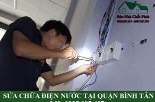 sửa chữa điện nước tại quận Bình Tân