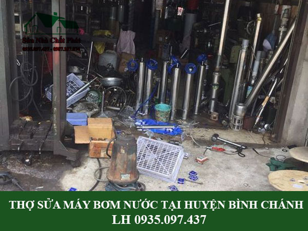 Thợ sửa máy bơm nước tại huyện Bình Chánh