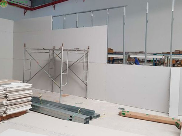 Mẫu vách thạch cao ngăn phòng