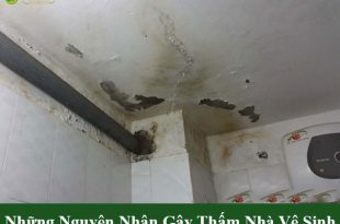 Những nguyên nhân gây thấm sàn vệ sinh