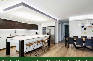 Nên sử dụng loại trần thạch cao nào cho bếp