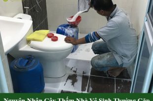 Nguyên nhân gây thấm nhà vệ sinh thường gặp