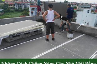 Những cách chống nóng cho nhà mái bằng