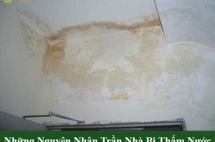 Những nguyên nhân trần nhà bị thấm nước