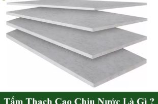 Tấm thạch cao chịu nước là gì?