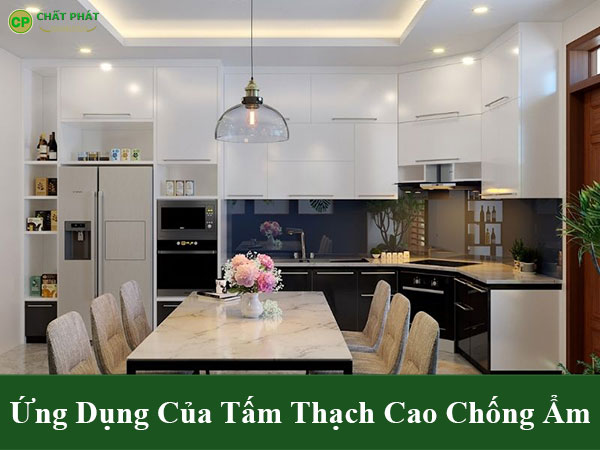 Ứng dụng của tấm thạch cao chống ẩm