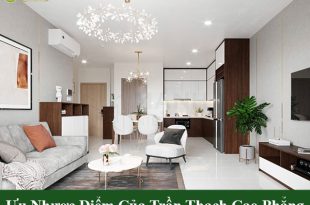 Ưu nhược điểm của trần thạch cao phẳng