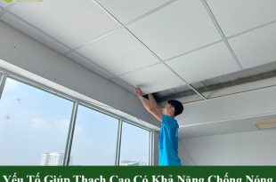 Yếu tố giúp thạch cao có khả năng chống nóng