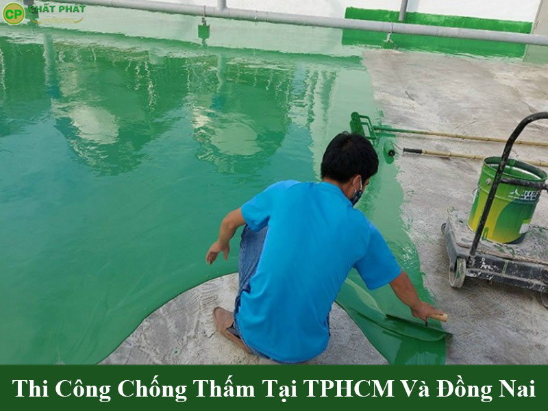 Hình ảnh về vật liệu sơn chống thấm sân thượng
