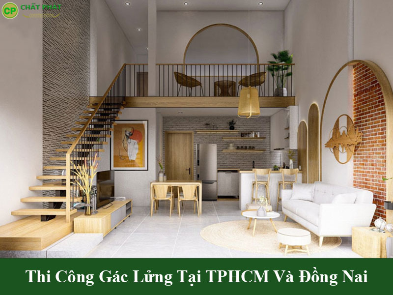 Mẫu gác lửng đẹp tối ưu không gian sống