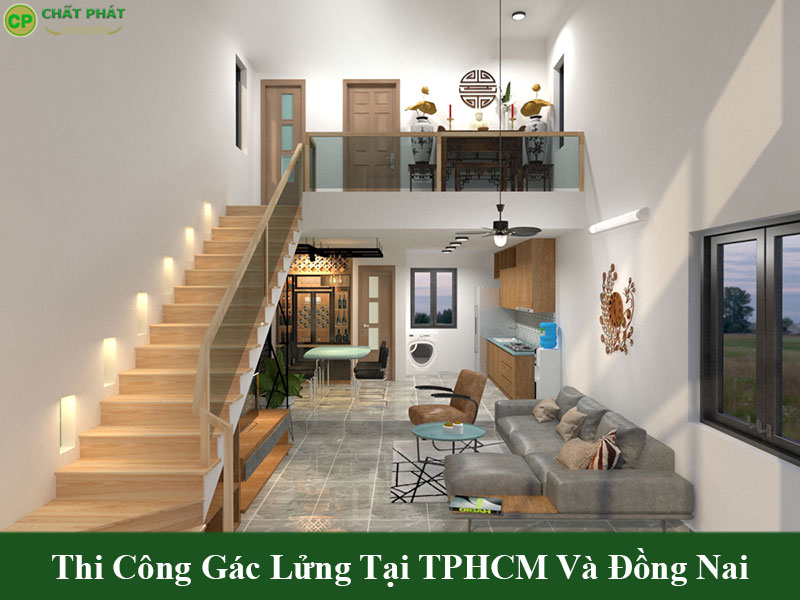 Mẫu thiết kế gác lửng đẹp và tiện nghi