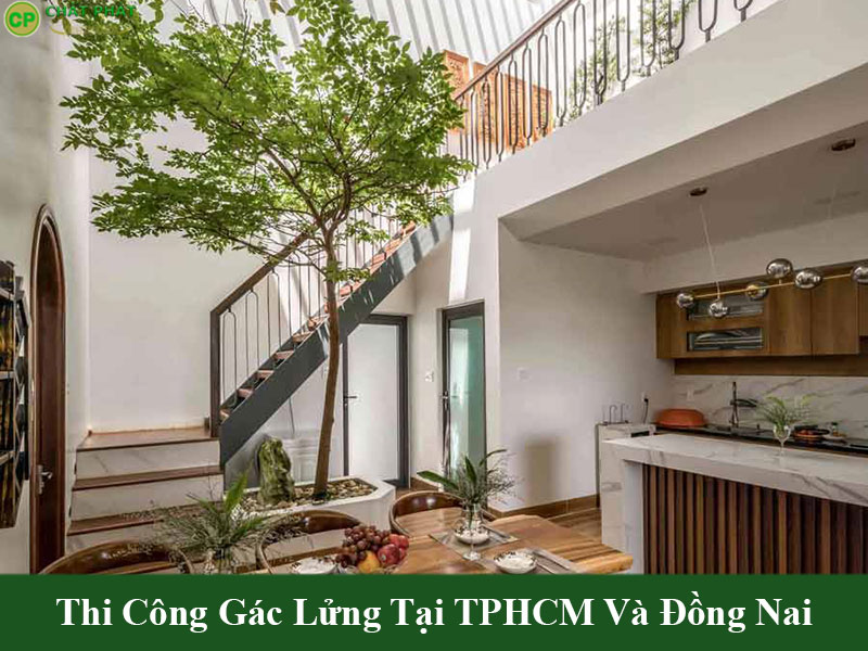 Mẫu gác lửng nhỏ đẹp cho nhà hẹp