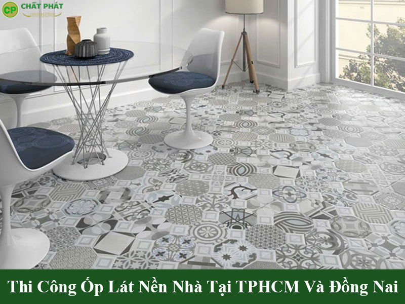 Mẫu gạch lát nền nhà hiện đại hoa văn sáng tạo