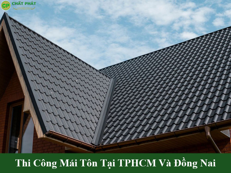 Mẫu mái tôn giả ngói đẹp sang trọng