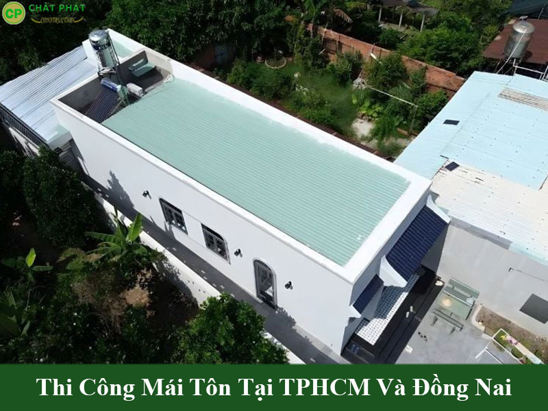 Các mẫu mái tôn lạnh đẹp cho nhà phố
