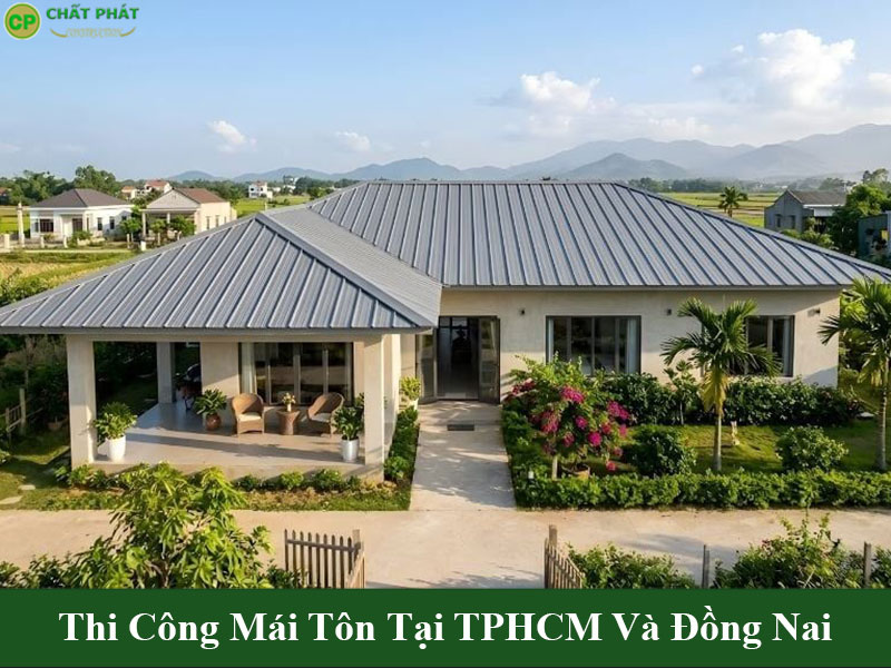 Mẫu mái tôn lợp nhà chất lượng cao bền đẹp