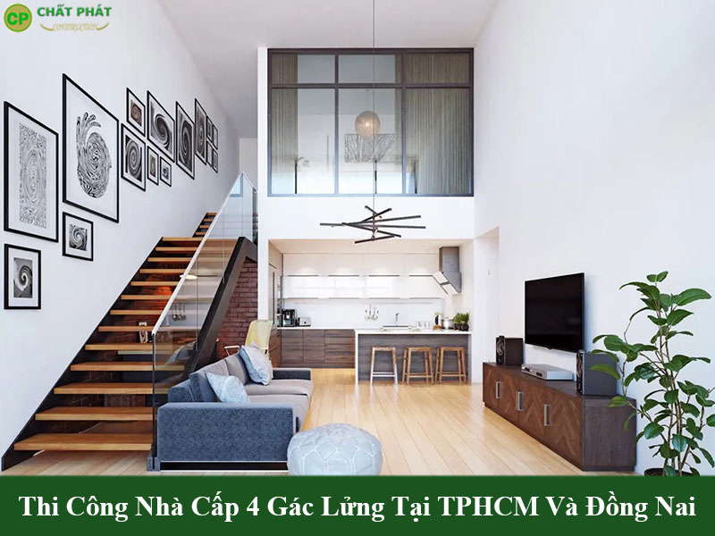 Mẫu nhà cấp 4 gác lửng đẹp cho nhà cấp 4