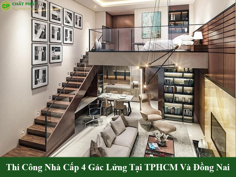 Mẫu nhà cấp 4 gác lửng đẹp hiện đại