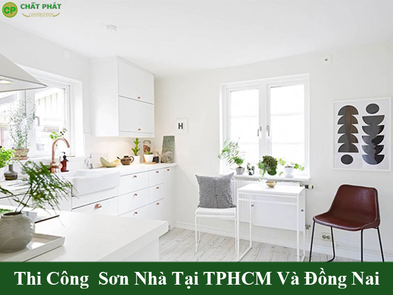 Mẫu sơn nhà màu trắng đẹp tinh tế