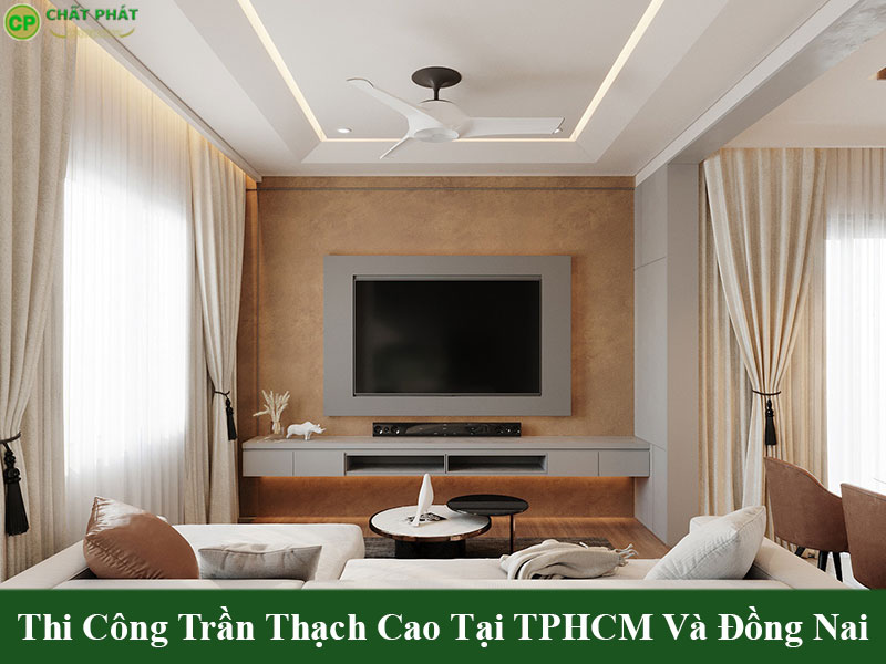 Mẫu trần thạch cao đẹp tinh tế 